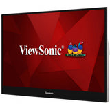 Viewsonic TD1655 computer monitor 39.6 cm (15.6") 1920 x 1080 pixels Full HD LED Touchscreen Multi-user Black, Silver - TD1655