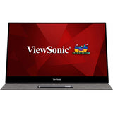 Viewsonic TD1655 computer monitor 39.6 cm (15.6") 1920 x 1080 pixels Full HD LED Touchscreen Multi-user Black, Silver - TD1655