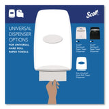 Essential High Capacity Hard Roll Towels for Business, 1-Ply, 8" x 1,000 ft, 1.5" Core, Recycled, White, 6 Rolls/Carton - 01005 LEGRAND
