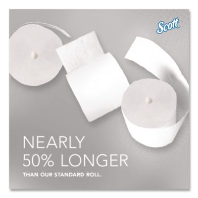 Essential Coreless SRB Bathroom Tissue, Septic Safe, 2-Ply, White, 1,000 Sheets/Roll, 36 Rolls/Carton - 04007 C2G