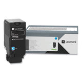 74C0SCG Return Program Toner, 7,000 Page-Yield, Cyan - 74C0SCG