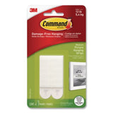 Damage-Free Hanging Picture Hanging Strip Pairs, Holds Up to 2.5 lb, Medium: 0.75" x 2.75", 4/Pack - 17201-4PK-ES