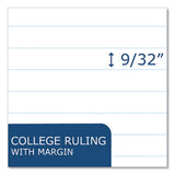 Subject Wirebound Notebook, 3-Subject, Medium/College Rule, Assorted Cover Colors, (120) 10.5 x 8 Sheets, 24/Carton - 10359 C2G