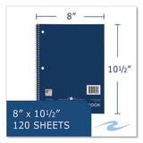 Subject Wirebound Notebook, 3-Subject, Medium/College Rule, Assorted Cover Colors, (120) 10.5 x 8 Sheets, 24/Carton - 10359 C2G