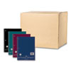 Subject Wirebound Notebook, 3-Subject, Medium/College Rule, Assorted Cover Colors, (120) 10.5 x 8 Sheets, 24/Carton - 10359 C2G