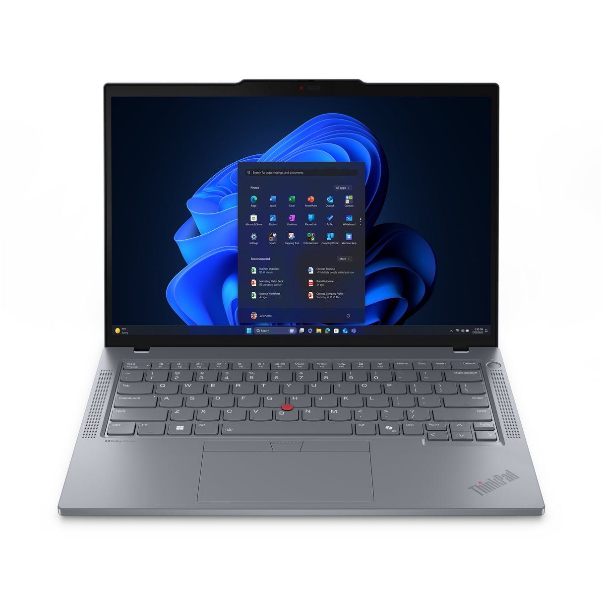 Lenovo ThinkPad T14 Gen 6 (Intel) Intel Core Ultra 5 225U Laptop 35.6 cm (14") WUXGA 16 GB DDR5-SDRAM 256 GB SSD Wi-Fi 6E (802.11ax) Windows 11 Pro Grey - 21QC001XUS LENOVO
