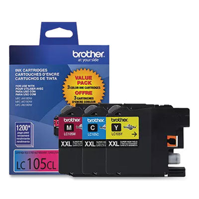 LC1053PKS Innobella Super High-Yield Ink, 1,200 Page-Yield, Cyan/Magenta/Yellow - LC1053PKS