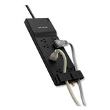 BELKIN Home/Office Surge Protector, 8 AC Outlets, 12 ft Cord, 3,390 J, Dark Gray - BE108230-12
