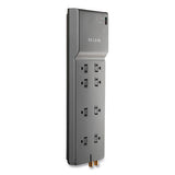 BELKIN Home/Office Surge Protector, 8 AC Outlets, 12 ft Cord, 3,390 J, Dark Gray - BE108230-12