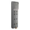 Home/Office Surge Protector, 8 AC Outlets, 12 ft Cord, 3,390 J, Dark Gray - BE108230-12