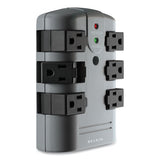 BELKIN Pivot Plug Surge Protector, 6 AC Outlets, 1,080 J, Gray - BP106000