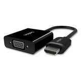 BELKIN HDMI to VGA + 3.5mm Audio Adapter, 5", Black - F2CD058