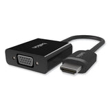 BELKIN HDMI to VGA + 3.5mm Audio Adapter, 5", Black - F2CD058