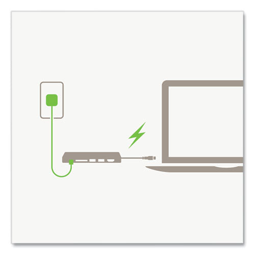 BELKIN USB-C Multimedia Hub, 6 Ports, Space Gray - F4U092BTSGY