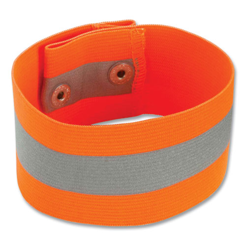 C2G GloWear Hi Vis Arm and Leg Band with Snap Closure, Large/X-Large, Orange - 29012