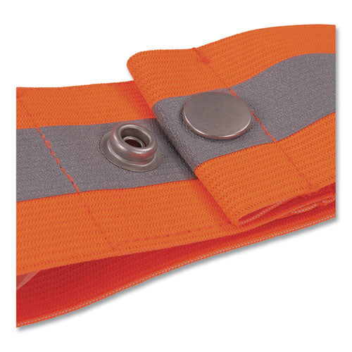 C2G GloWear Hi Vis Arm and Leg Band with Snap Closure, Large/X-Large, Orange - 29012