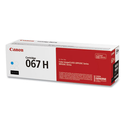 5105C001 (067H) High-Yield Toner, 2,350 Page-Yield, Cyan - 5105C001