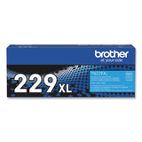 BROTHER  High-Yield Toner, 2,300 Page-Yield, Cyan - TN229XLC