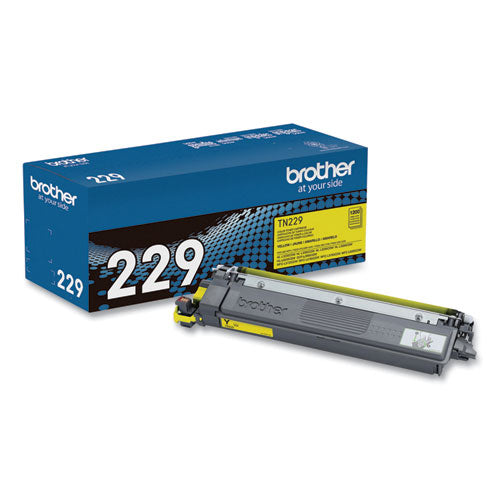 BROTHER T Toner, 1,200 Page-Yield, Yellow - TN229Y