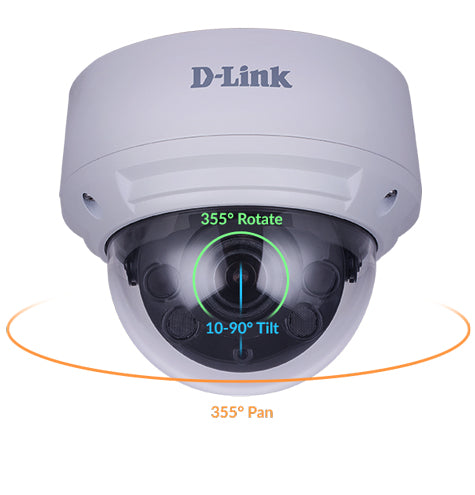 D-Link 8 Megapixel H.265 Outdoor Dome Camera DCS‑4618EK - DCS-4618EK D-LINK