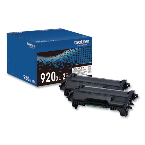 BROTHER  High-Yield Toner, 12,000 Page-Yield, Black, 2/Pack - TN920XL2PK