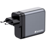 Verbatim GNC-140 GaN Charger 140W with 2 x USB-C PD 140W / 1 x USB-C PD 20W / 1 x USB-A QC 3.0 (EU/UK/US) - 32203