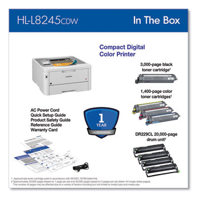Workhorse HL-L8245CDW Wireless Digital Color Printer - HLL8245CDW