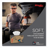 L40 Towels, POP-UP Box, 10.8 x 10, White, 90/Box, 9 Boxes/Carton - 03046 C2G