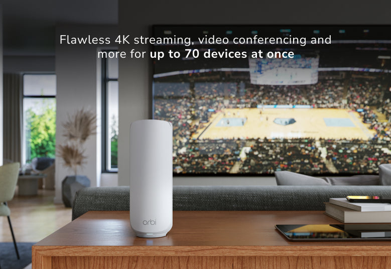 NETGEAR Orbi 370 Dual-band (2.4 GHz / 5 GHz) Wi-Fi 7 (802.11be) White 2 Internal - RBE372-100NAS
