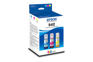 Epson (T542) Dye Color Combo Ink Bottle W/Sensormatic - T542520-S