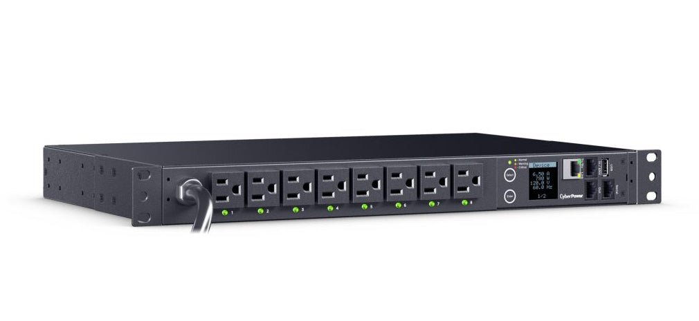 CyberPower PDU41021 power distribution unit (PDU) 16 AC outlet(s) 1U Black - PDU41021