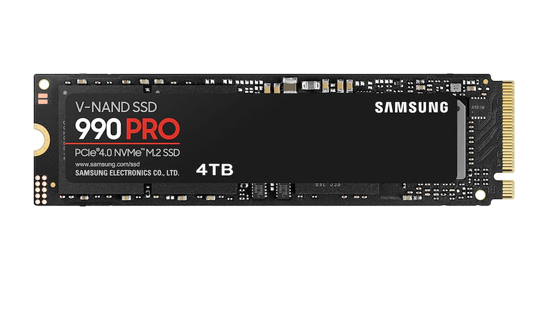 Samsung 990 PRO 4 TB M.2 PCI Express 4.0 NVMe V-NAND TLC - MZ-V9P4T0B/AM