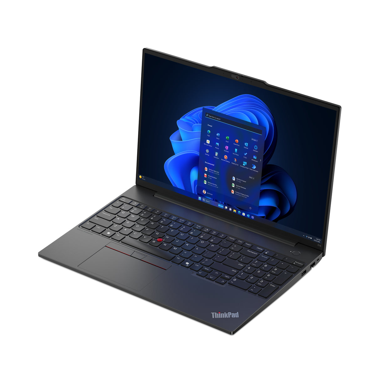 Lenovo ThinkPad E16 Gen 2 (AMD) AMD Ryzen™ 7 7735U Laptop 40.6 cm (16") Touchscreen WUXGA 16 GB DDR5-SDRAM 512 GB SSD Wi-Fi 6E (802.11ax) Windows 11 Pro English Black - 21M5000KUS LENOVO