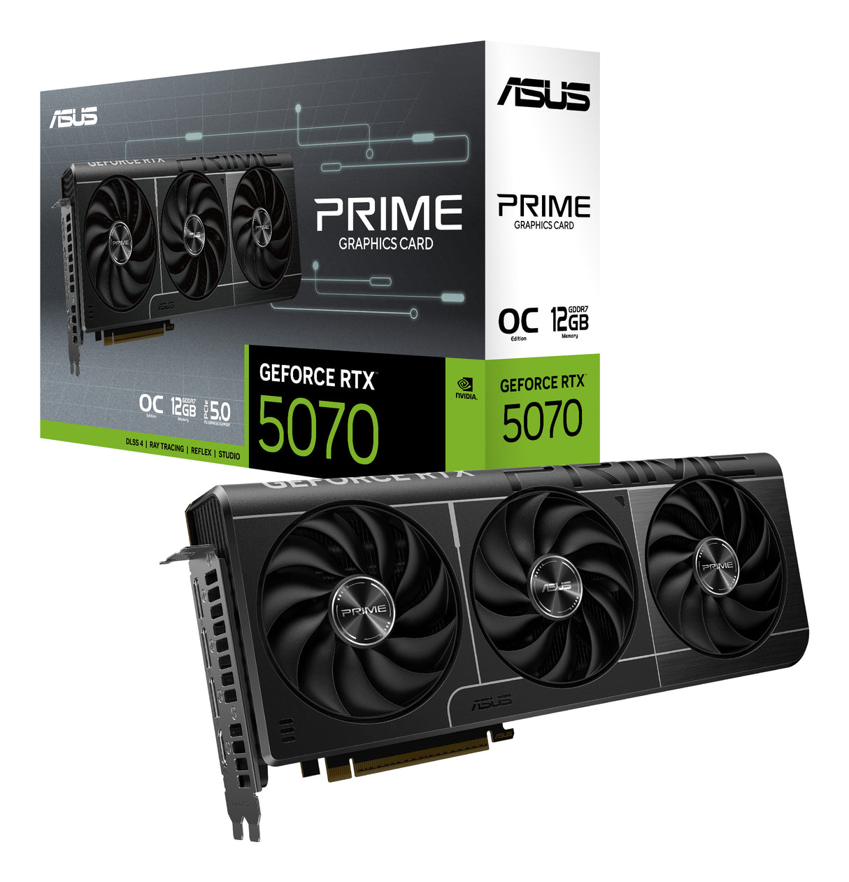 ASUS Prime -RTX5070-O12G NVIDIA GeForce RTX 5070 12 GB GDDR7 - PRIME-RTX5070-O12G ASUS