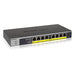 NETGEAR 8-PORT GIGABIT ETHERNET POE+ UNMANAGED SWITCH WITH 60W POE BUDGET (GS108 Gigabit Ethernet (10/100/1000) Power over Ethernet (PoE) 1U Black, Grey - GS108LP-100NAS