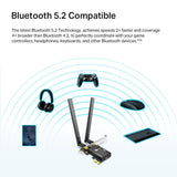 TP-Link AX1800 Wi-Fi 6 Bluetooth 5.2 PCIe Adapter - ARCHER TX20E