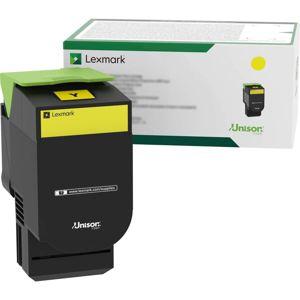 Lexmark Yellow Toner Cartridge Return Program Yield 1000 Pages - 70C00YG