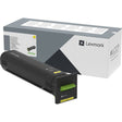 LEXMARK  Extra High-Yield Toner, 22,000 Page-Yield, Yellow - 72K0X40 LEXMARK