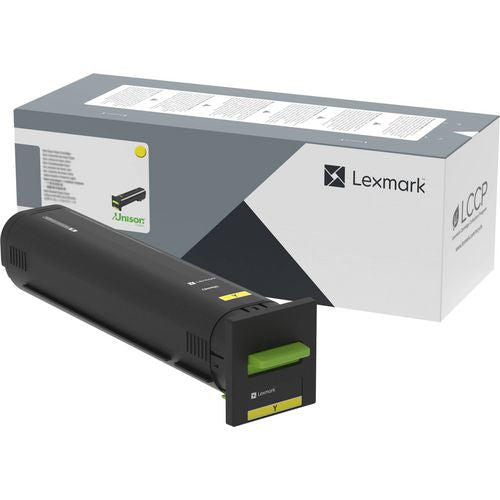 LEXMARK  Extra High-Yield Toner, 22,000 Page-Yield, Yellow - 72K0X40 LEXMARK