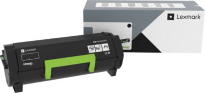 60F000G Return Program Toner Cartridge, 2,500 Page-Yield, Black - 60F000G