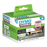 DYMO Authentic LabelWriter Durable Labels | 59mm x 190mm | White Poly | 170 Large Self-Adhesive Labels | High-Performance | For LabelWriter Label Makers - 1933087