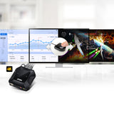 ATEN 2-Port USB 4K HDMI Cable KVM Switch with Remote Port Selector - CS22H