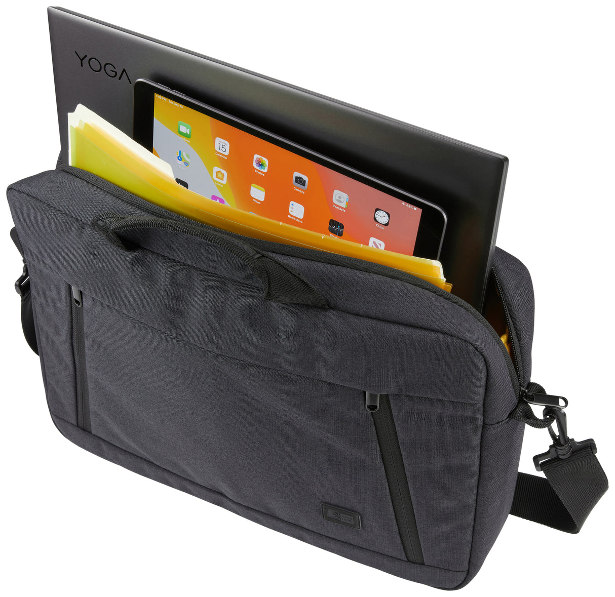 Case Logic Huxton HUXA-215 Black 40.6 cm (16") Briefcase - 3205370 CASE LOGIC