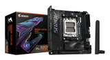 GIGABYTE B850I AORUS PRO Motherboard - AMD Ryzen 9000 Series CPUs, 8+2+1 Phases Digital VRM, up to 8400MHz DDR5 (OC), 1xPCIe 5.0 + 1xPCIe 4.0 M.2, 2.5LAN, WIFI 7, USB 3.2 Gen 2 - B850I AORUS PRO