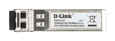D-Link 10GBase-SR SFP+ Transceiver, 80/300m - DEM-431XT - eCommerce Business Prime