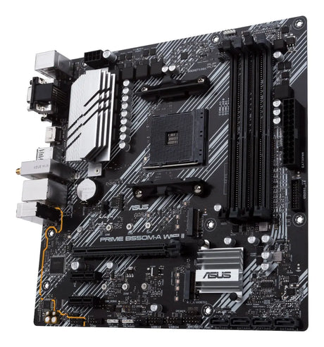 Asus motherboard on a white background