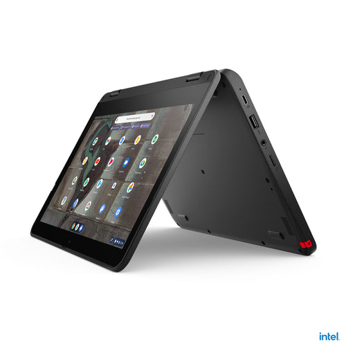 Lenovo 500e Chromebook 29.5 cm (11.6") Touchscreen HD Intel® Celeron® N N4500 4 GB LPDDR4x-SDRAM 32 GB eMMC Wi-Fi 6 (802.11ax) ChromeOS Grey - 82JB003XUS