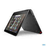 Lenovo 500e Chromebook 29.5 cm (11.6") Touchscreen HD Intel® Celeron® N N4500 4 GB LPDDR4x-SDRAM 32 GB eMMC Wi-Fi 6 (802.11ax) ChromeOS Grey - 82JB003XUS