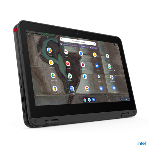 Lenovo 500e Chromebook 29.5 cm (11.6") Touchscreen HD Intel® Celeron® N N4500 4 GB LPDDR4x-SDRAM 32 GB eMMC Wi-Fi 6 (802.11ax) ChromeOS Grey - 82JB003XUS