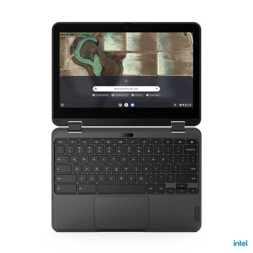 Lenovo 500e Chromebook 29.5 cm (11.6") Touchscreen HD Intel® Celeron® N N4500 4 GB LPDDR4x-SDRAM 32 GB eMMC Wi-Fi 6 (802.11ax) ChromeOS Grey - 82JB003XUS